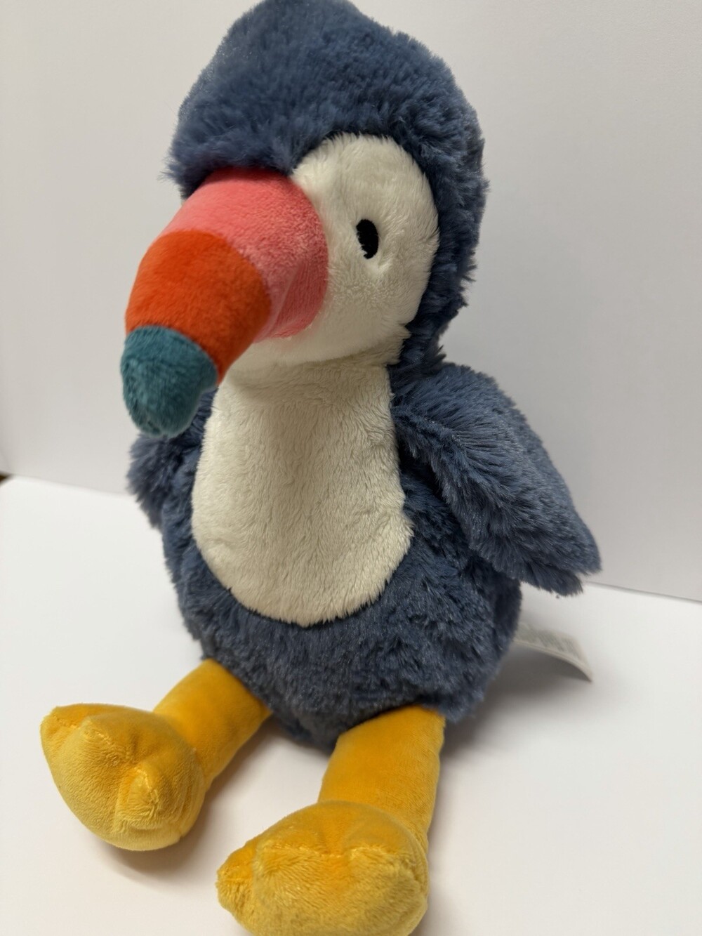 Carter’s Toucan Plush Blue Multicolor Bird Stuffed Animal Soft Toy